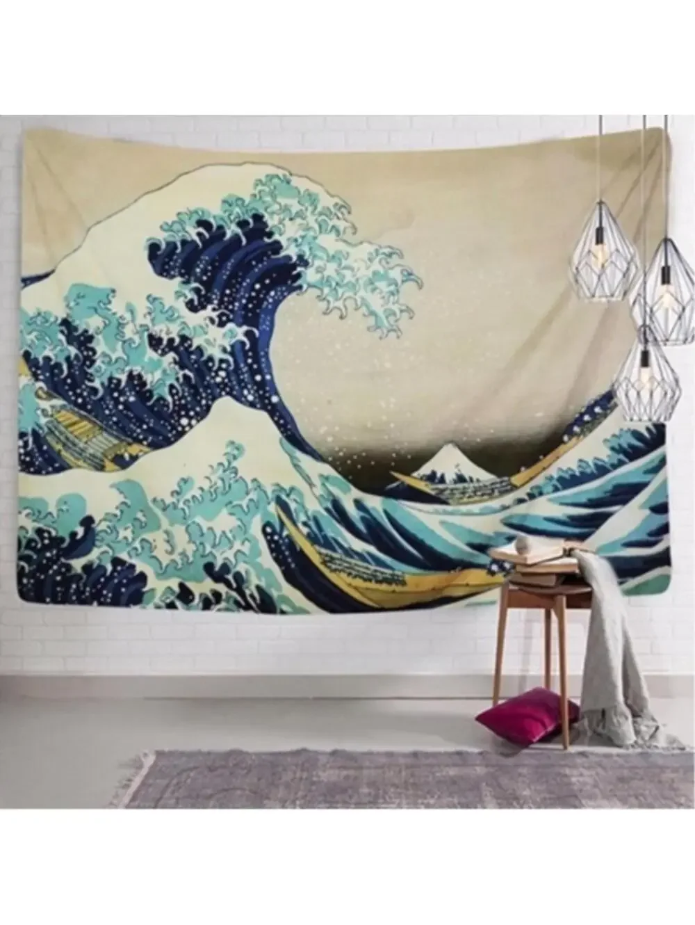 Mount Fiji Great Wave Tapestry